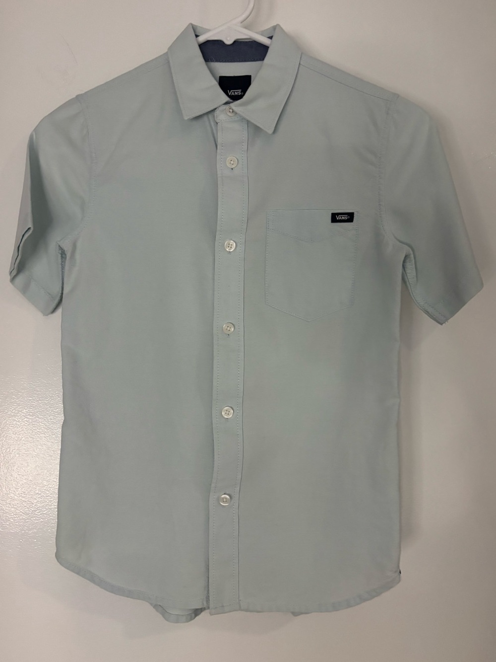 Vans Pale Mint Short-Sleeve Button-Up Shirt